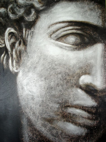 Picture of Πίνακας  Ύφασμα Greek God