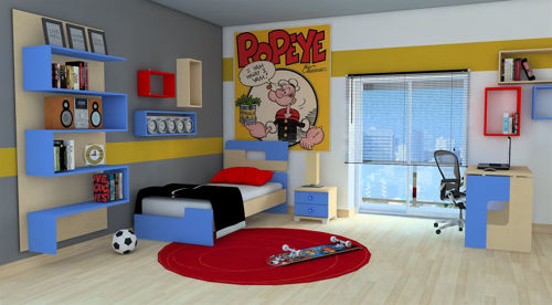 Picture of Nεανικό δωμάτιο Popeye