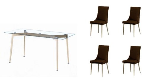 Picture of Τραπεζαρία Olsen set 5τεμ.