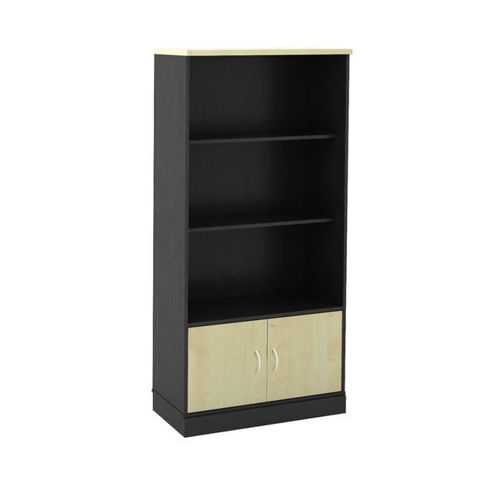 Picture of ΒΙΒΛΙΟΘΗΚΗ-Α Dark Grey/Beech  EO126,7