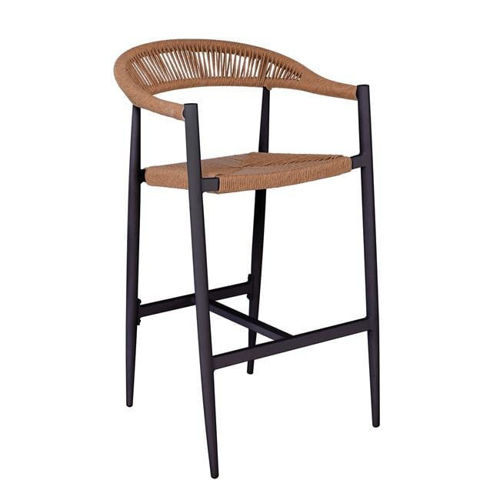 Picture of MADY Σκαμπό Bar  Αλουμίνιο Ρope Wicker   E6720,1