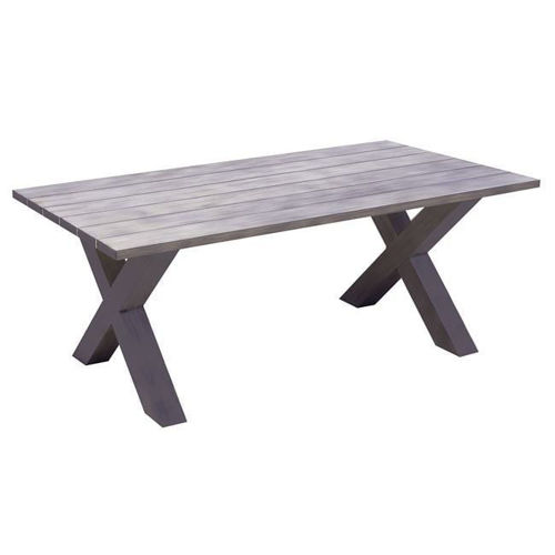 Picture of ALLEY Τραπέζι Dining Κήπου-Βεράντας ALU Grey E6842,3