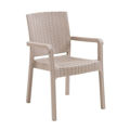 Picture of Lora Pro  Πολυθρόνα PP  Cappuccino (Rattan Look)   E3030,1