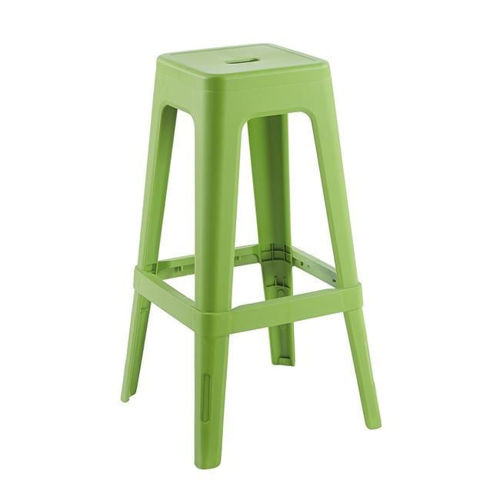Picture of RELIX PP Σκαμπό BAR Στοιβαζόμενο, PP Απόχρωση Lime  E51900,3