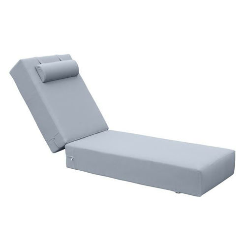 Picture of SUNLOUNGER Μαξιλάρι Ξαπλώστρας 20cm, Προσκέφαλο, Ύφασμα Water Repellent Γκρι, Φερμουάρ  E2014,30