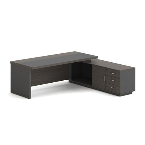 Picture of VIP  Γραφείο Δεξιά Γωνία, Απόχρωση Grey Walnut EO929,R
