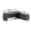 Picture of VIP  Γραφείο Δεξιά Γωνία, Απόχρωση Grey Walnut EO929,R