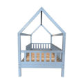 Picture of DREAM τ.Montessori Παιδικό Κρεβάτι, για Στρώμα 90x190cm, Ξύλο Πεύκου Απόχρωση Γαλάζιο  EK701,3